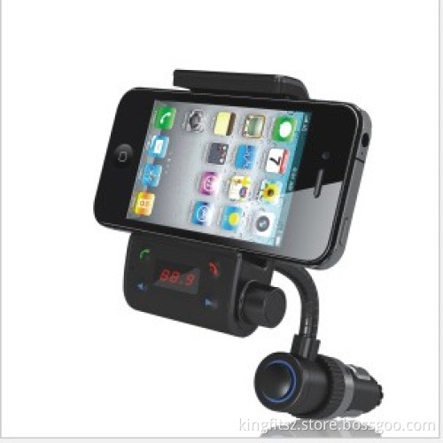 LED Display Car Kit Bluetooth FM Transmitter with Holder